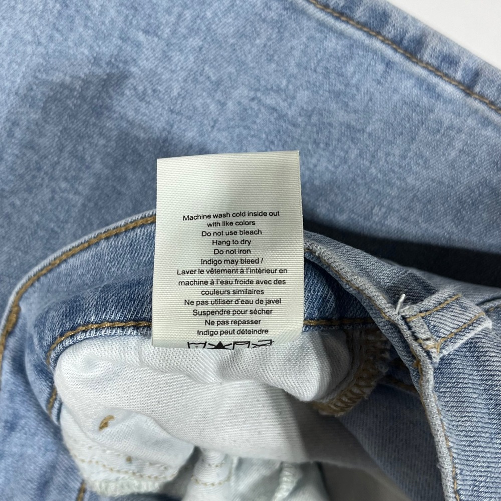 Rag & Bone Serena High-Rise Crop Wide Leg Jeans Light Wash Blue Denim Womens 29 - Picture 12 of 13